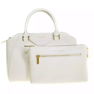JOY & IMAN Leather Satchel Purse